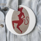 Red Rat Pin Ronde Button 6,0 Cm (In situ)