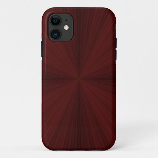 Red Rays Quartered iPhone 5 Coque (Dos)