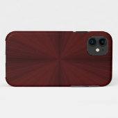 Red Rays Quartered iPhone 5 Coque (Dos (Horizontal))