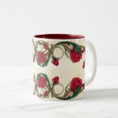 Red Red Rose Floral Mok (Voorkant rechts)