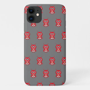 Red Retro Robot iPhone 11 Hoesje