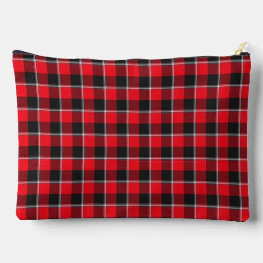 Red Ribbon and Heavy Metal Black Plaid Etui (Achterkant)