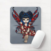 "Red Ribbon Fairy" Mousepad Muismat (Met muis)