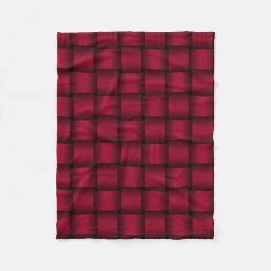Red Ribbon Fleece Blanket (Voorkant)