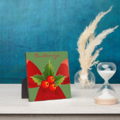 Red Ribbon Holly Thunder_Cove Fotoplaat (Insitu)