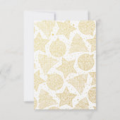 Red Ribbon Noël Carte photo (Dos)