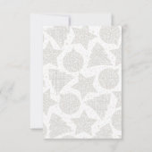 Red Ribbon Noël Carte photo (Dos)