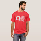 Red Ribbon Week Awareness 2021 Wees je eigen uniek T-shirt (Voorkant volledig)