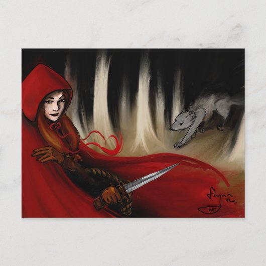 Red Riding Hood Briefkaart (Voorkant)