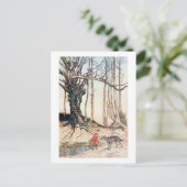 Red Riding Hood Briefkaart (Staand voorkant)