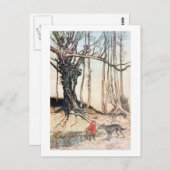 Red Riding Hood Briefkaart (Voorkant / Achterkant)
