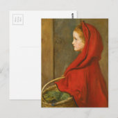 Red Riding Hood door Millais Briefkaart (Voorkant / Achterkant)