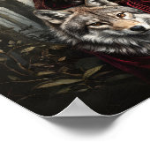 Red Riding Hood en het echte verhaal met wolf Poster (Hoek)