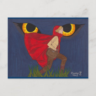 "Red Riding Hood" van Daedelys Briefkaart