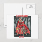 Red Riding Hood - Wolf Tamer Briefkaart (Voorkant / Achterkant)