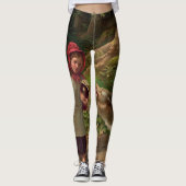 Red-Ridinghood and the wolf by William Beard Leggings (Voorkant)