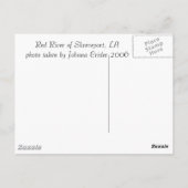 Red River Dock Briefkaart (Achterkant)