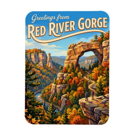 Red River Gorge VS Magneet (Verticaal)