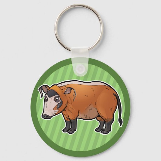 Red River Hog Sleutelhanger (Voorkant)