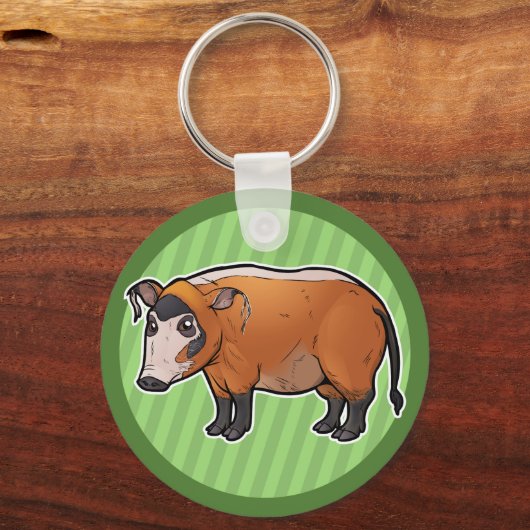 Red River Hog Sleutelhanger (Voorkant)
