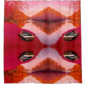 Red River Sunrise Douchegordijn (Voorkant)