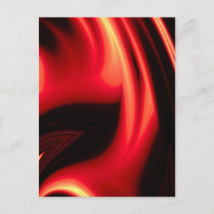 Red Road - Modern Abstract Briefkaart