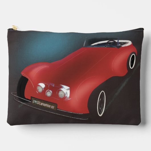 Red Roadster Large Pouch Etui (Voorkant)