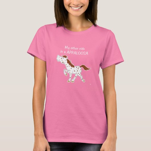 Red Roan Spotted Appaloosa T-shirt (Voorkant)