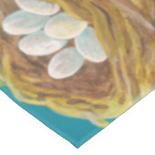 Red Robin Bird & Snowdrops Illustratie Tafelkleed (Gekanteld)