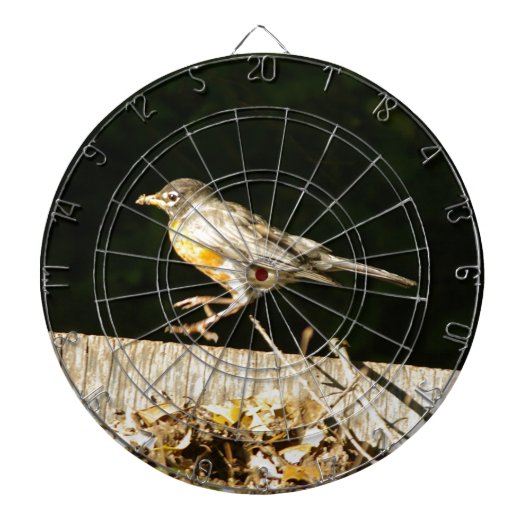 Red Robin Bobbin Dartbord (Voorkant)