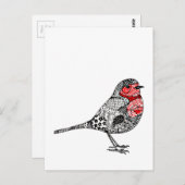 Red Robin Briefkaart (Voorkant / Achterkant)