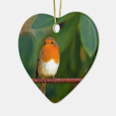 Red ROBIN Keramisch Ornament (Links)