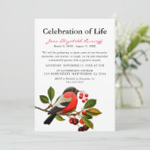 Red Robin | Vogelfeest in het voorjaar Kaart (Staand voorkant)