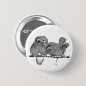 Red Robins Button (Voorkant /achterkant)