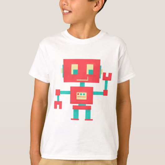 Red Robot Kind T-shirt (Voorkant)