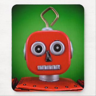 Red Robot Mousepad Muismat