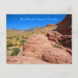Red Rock Canyon bij Las Vegas Boulevard Briefkaart