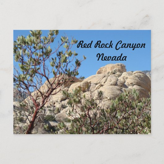 Red Rock Canyon Briefkaart (Voorkant)