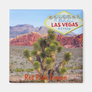 Red Rock Canyon in de buurt van Las Vegas Strip Magneet