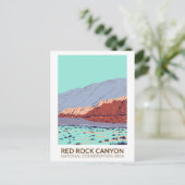 Red Rock Canyon National Conservation Area  Briefkaart (Staand voorkant)