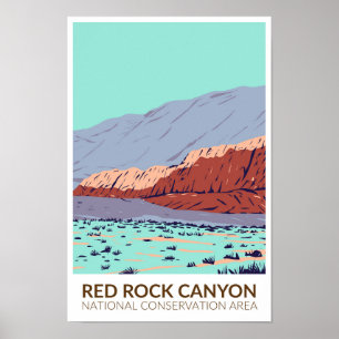Red Rock Canyon National Conservation Area  Poster