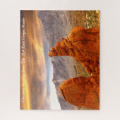 Red Rock Canyon Nevada. kerstcadeautjes Legpuzzel (Verticaal)