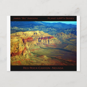 Red Rock Canyon _ Planet Art Series Briefkaart