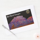 Red Rock Canyon Rechthoekige Sticker (Envelop)