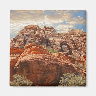 Red Rock Canyon rock formation in Las Vegas Nevada Magneet