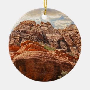 Red Rock Canyon rockformatie in Las Vegas Nevada Keramisch Ornament