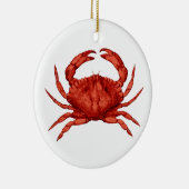 Red Rock Crab (Pacific) Keramisch Ornament (Rechts)
