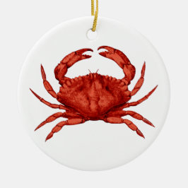 Red Rock Crab (Pacific) Keramisch Ornament