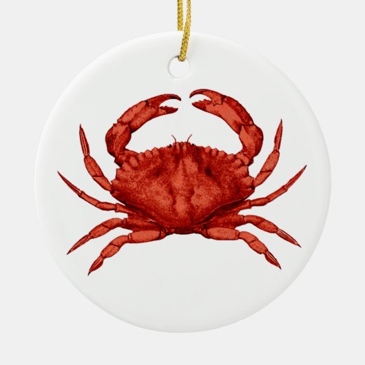 Red Rock Crab (Pacific) Keramisch Ornament (Voorkant)