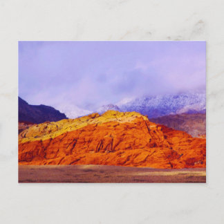 Red Rock en Snow Briefkaart